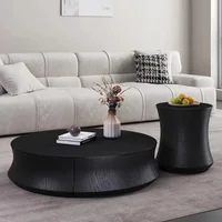 Table basse de salon de luxe tendance, table d'appoint vintage esthétique, mobilier de salon moderne 4