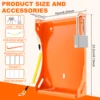 Handheld Leaf Blower Storage Rack Rustproof Leaf Blower Wallmount Bracket Heavy Duty Sturdy Leaf Blower Storage Holder for BG-50 3