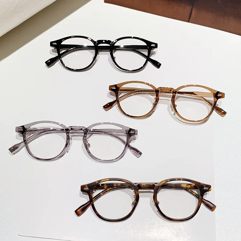 Stylish Retro Round Anti-Blue Light Reading Glasses - High-Quality, Fashionable, and Personalized
