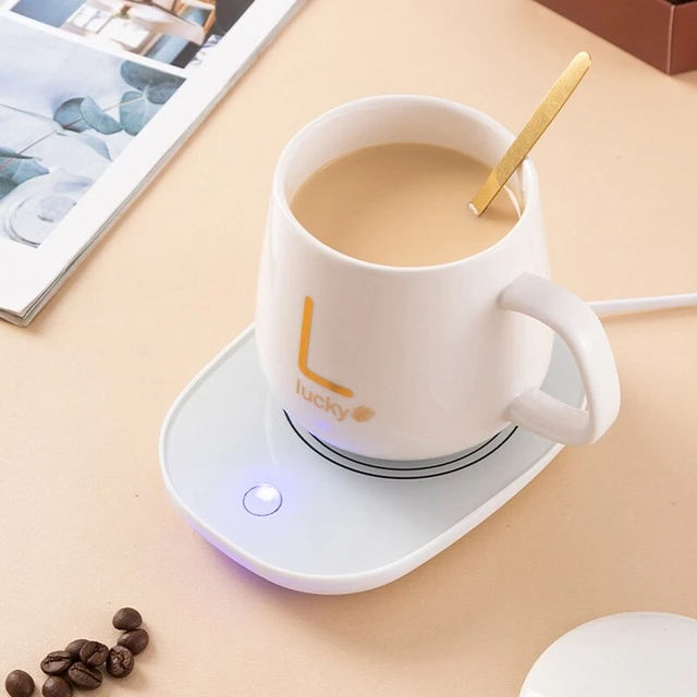 Coffee Cup Heater Mug Warmer Electric Cup Warmer Milk Tea Water Cup Heating  Pad Thermostatic Coasters For Home Office 110/220V - AliExpress