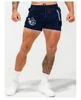 Men's Summer Printed Quick-drying Shorts With Double Side Zipper Pockets Designed For Running Basketball Training Fitness Shorts 5