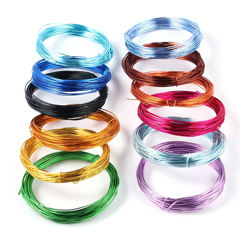 Vibrant Multicolor Aluminum Craft Wire for Jewelry Making & Accessories