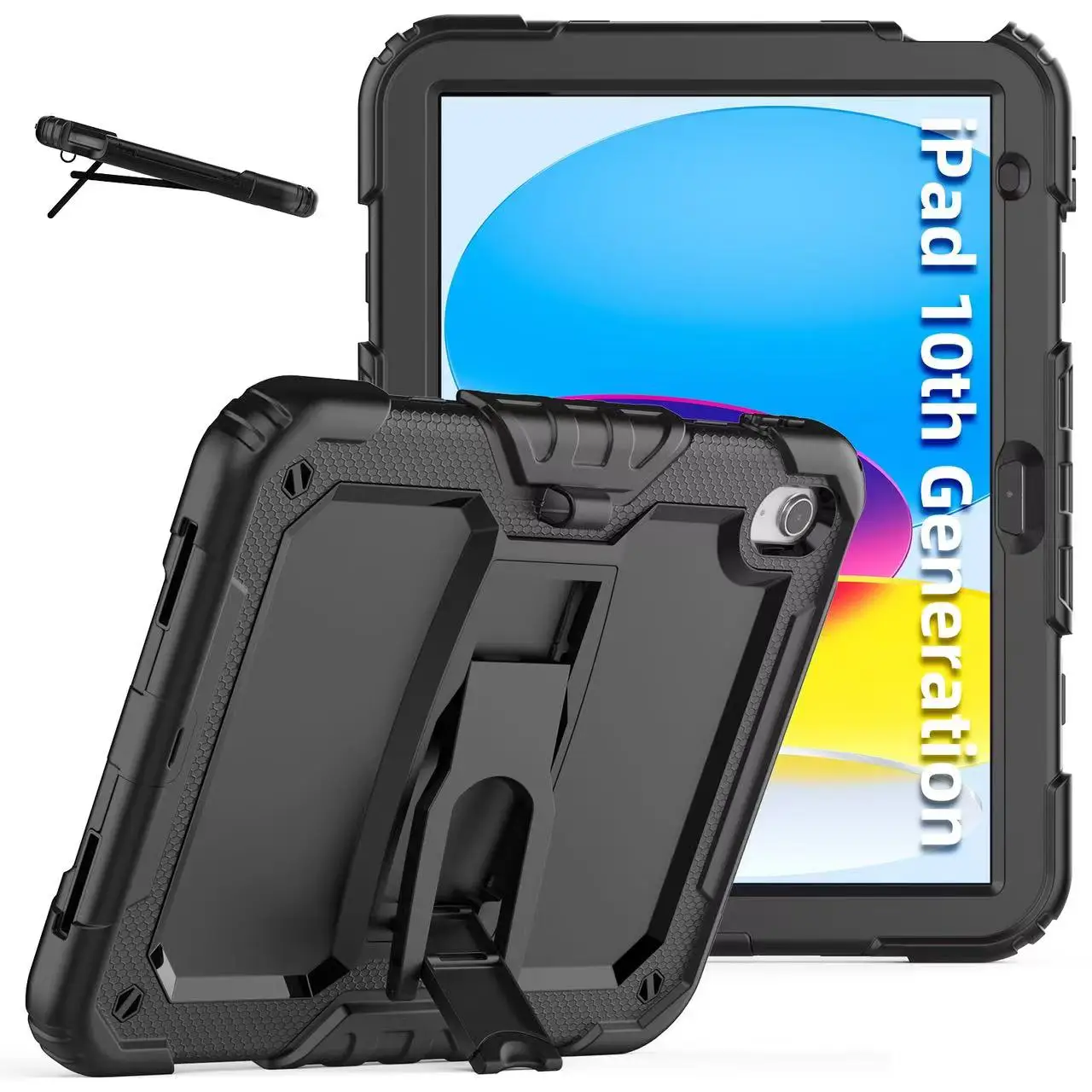Durable Silicone Stand Case for Tablets - Kid-Friendly Protective Cover