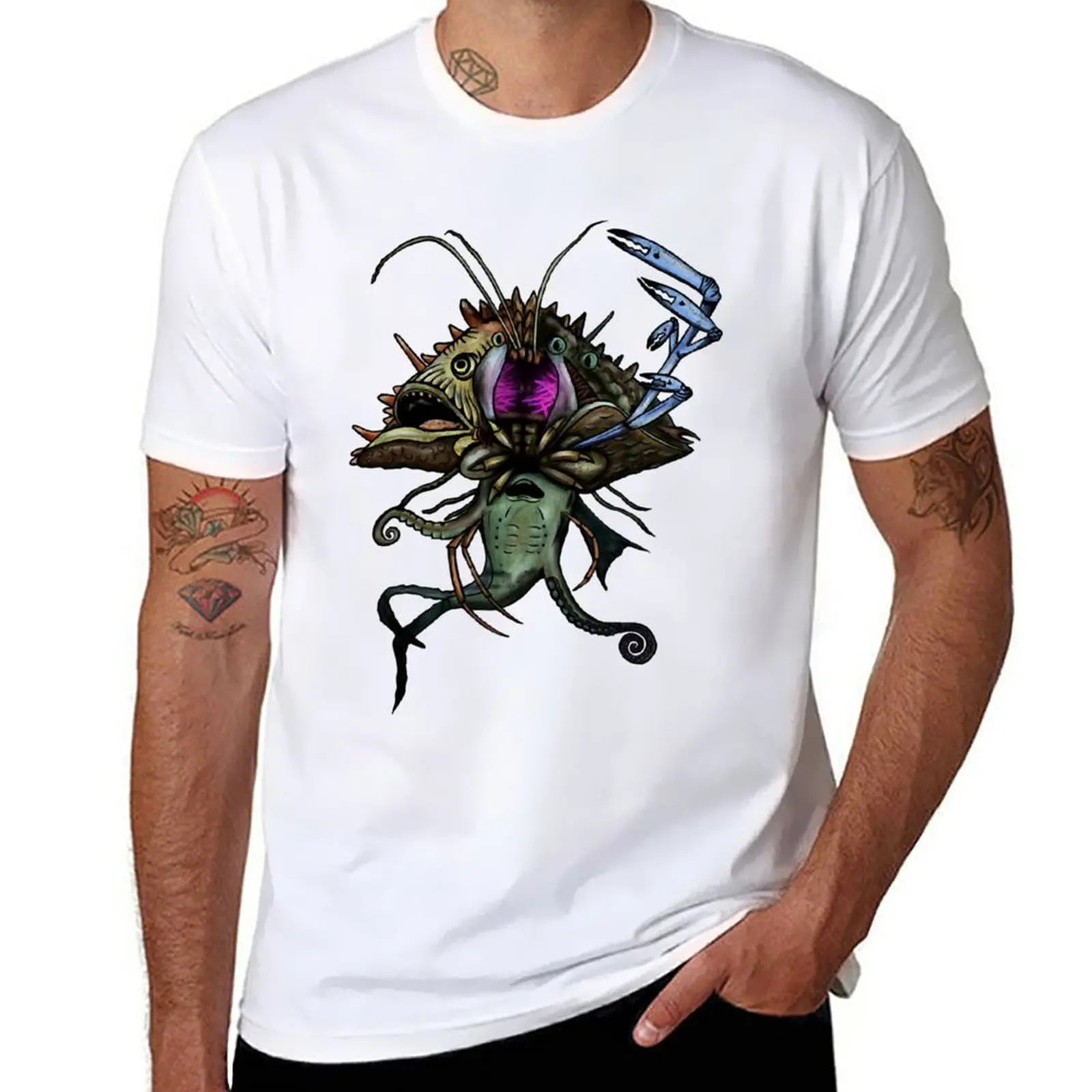 

New Ween The Mollusk T-Shirt anime funny t shirt graphic t shirt animal print shirt for boys oversized t shirt men