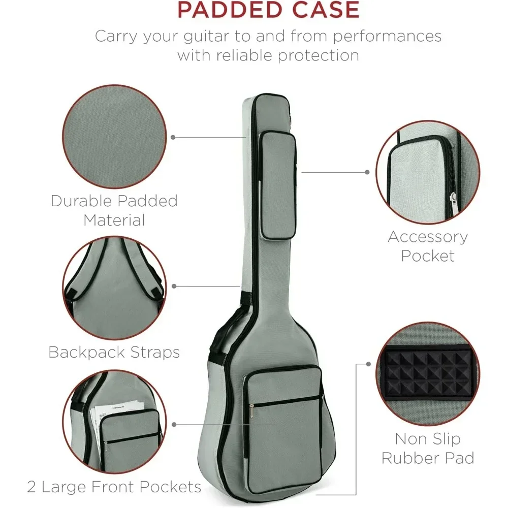 Guitar Accessories Portable Acoustic Electric Bass with Bag