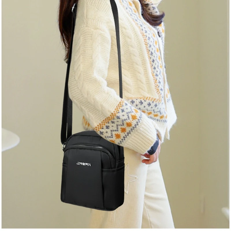 Women's Waterproof Shoulder Bag - Fashion Crossbody with Organizer Pockets for Phone, Keys & Essentials - 6