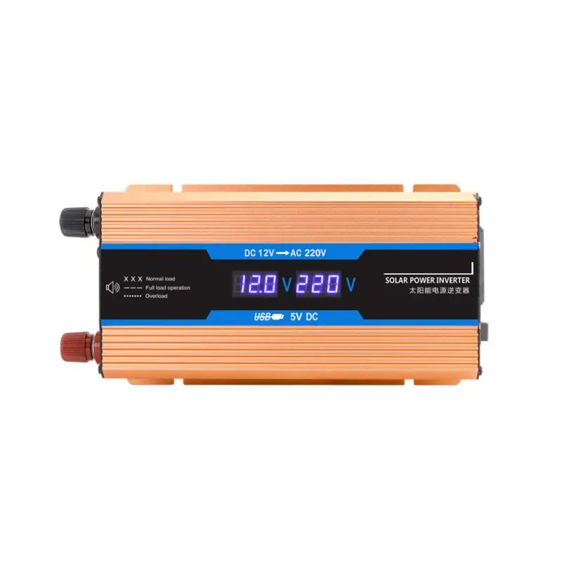 

4000W/6000W Inversor 12v To 220v 2000W 220 Durable LCD Display Dual 2 USB EU Car Inverter Transformer 12v 220v
