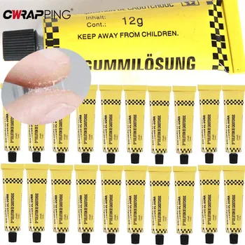 Colle de réparation de pneus de voiture, moto, vélo, chambre à air, crevaison, Agent de colle, outils de colle portables d’urgence, 1 à 10 pièces