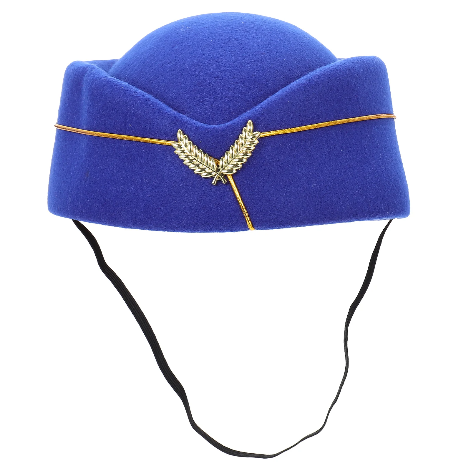 

Stewardess Hat Felt Beret Hat Flight Attendant Hat Airline Air Hostess Cap Uniform Plane Stewardess Cap Halloween Cosplay