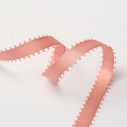 Elegant Double Sided Satin Grosgrain Ribbon - 5 Yards, 10mm Width for Gift Wrapping & Crafting (16 salmon)