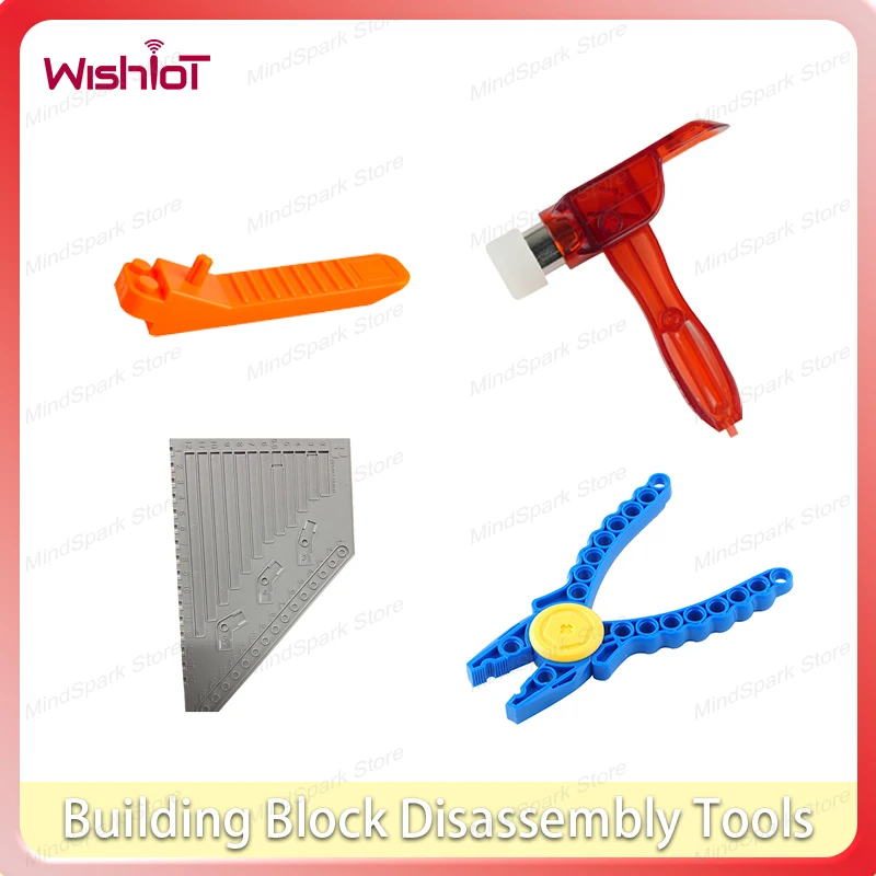 Building Block Disassembly Tools Parts Pliers Clip Remover Tongs Hammer Lifter Measuring Small Particle Brick Separator