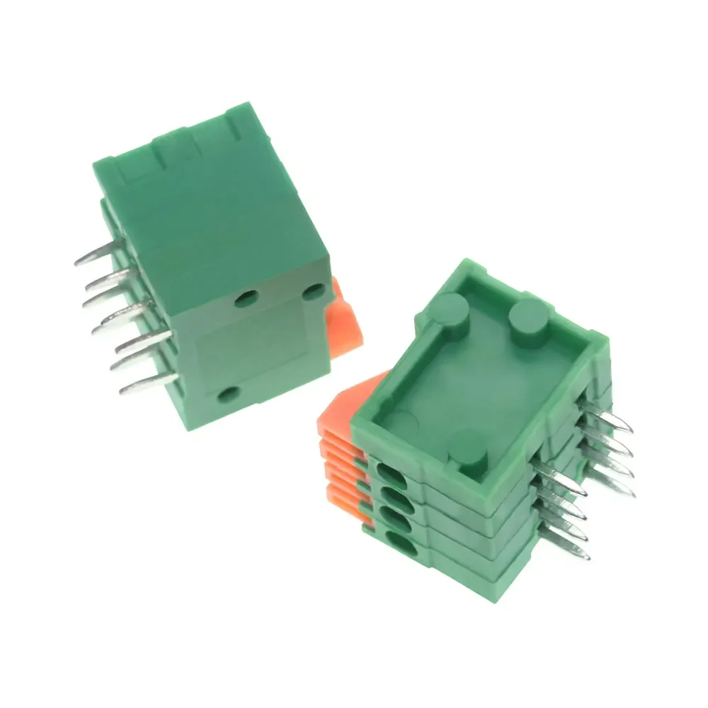 Description Picture 6 of item10Pcs 2.54mm Pitch KF141V KF141R Push-in Spring Screwless Terminal Block Straight/Bent Foot 1/2/3/4/5/6/7/8/9/10P PCB Connector