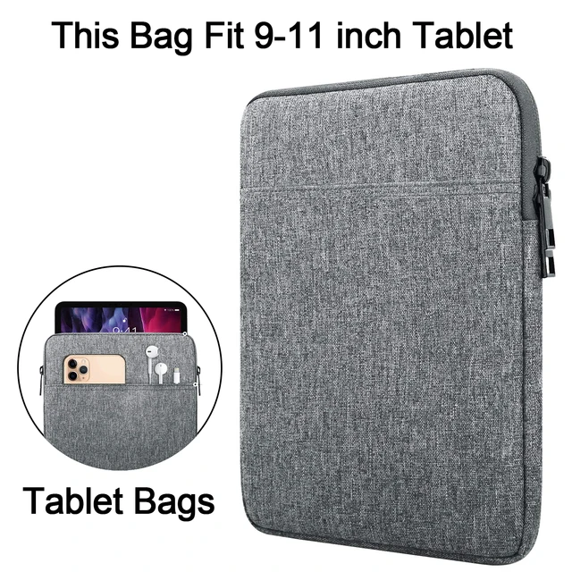 For Lenovo Tab P11 Pro Case & Lenovo Tab P11 Case TB-J606 Magnetic Tri-Fold Stand Tablet Cover for Lenovo tab P11 Plus TB-J616 Tablet Bag--LGrey