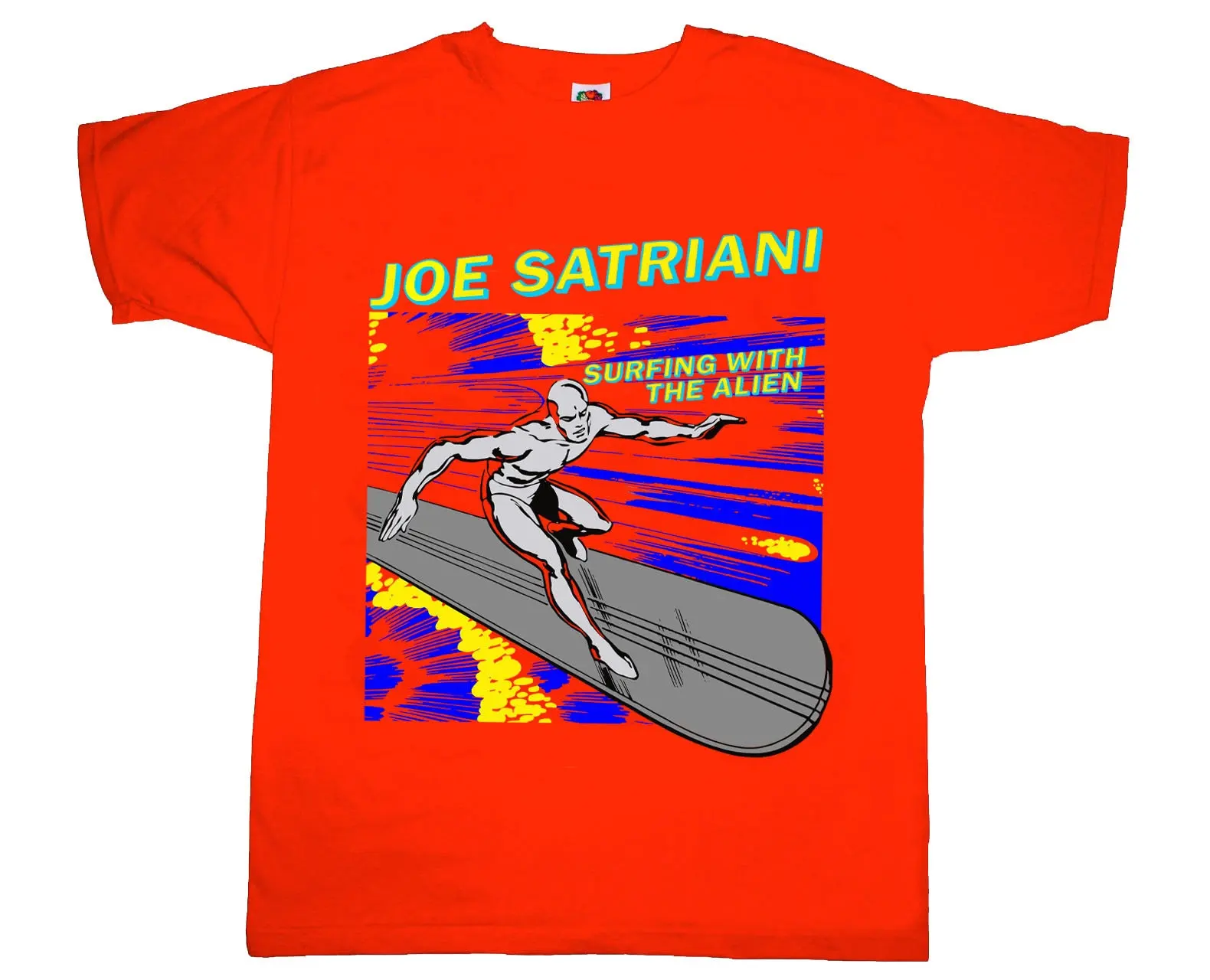 Joe Satriani Surfing With The Alien Red T-Shirt: A True Fan's