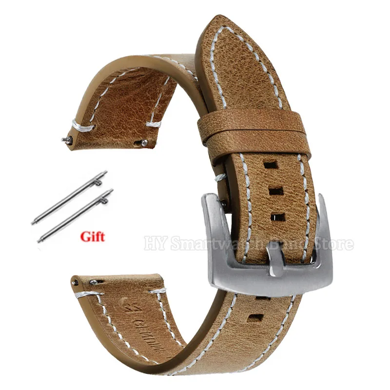 Elegant Leather Quick Release Watch Band - Versatile Fit & Sporty Design