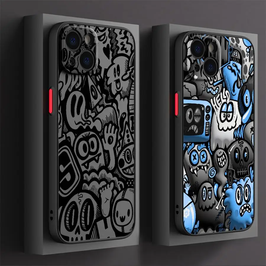 Graffiti Black  Back Phone Cover Case