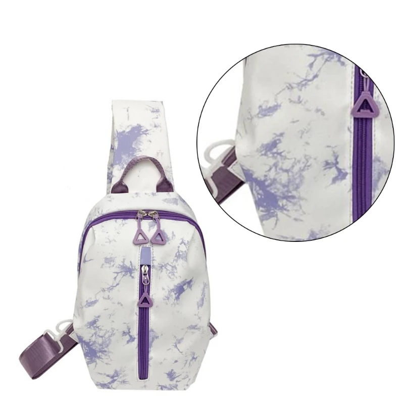 Girls' Chest Bag Lightweight and Unique Shoulder Purse Sports Crossbody Bag Great for Travel School and Work
