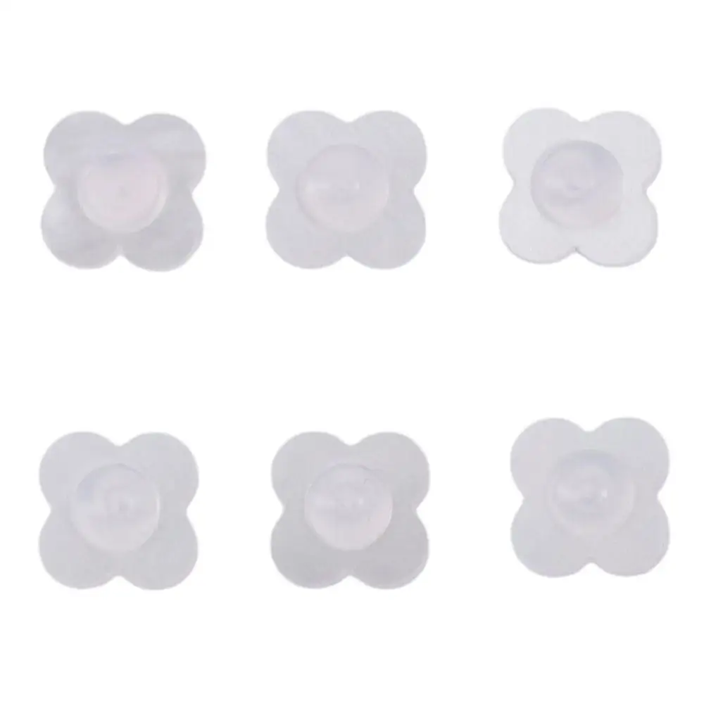 Rubber earring lifter backs acrylic earring support backings for droopy ears