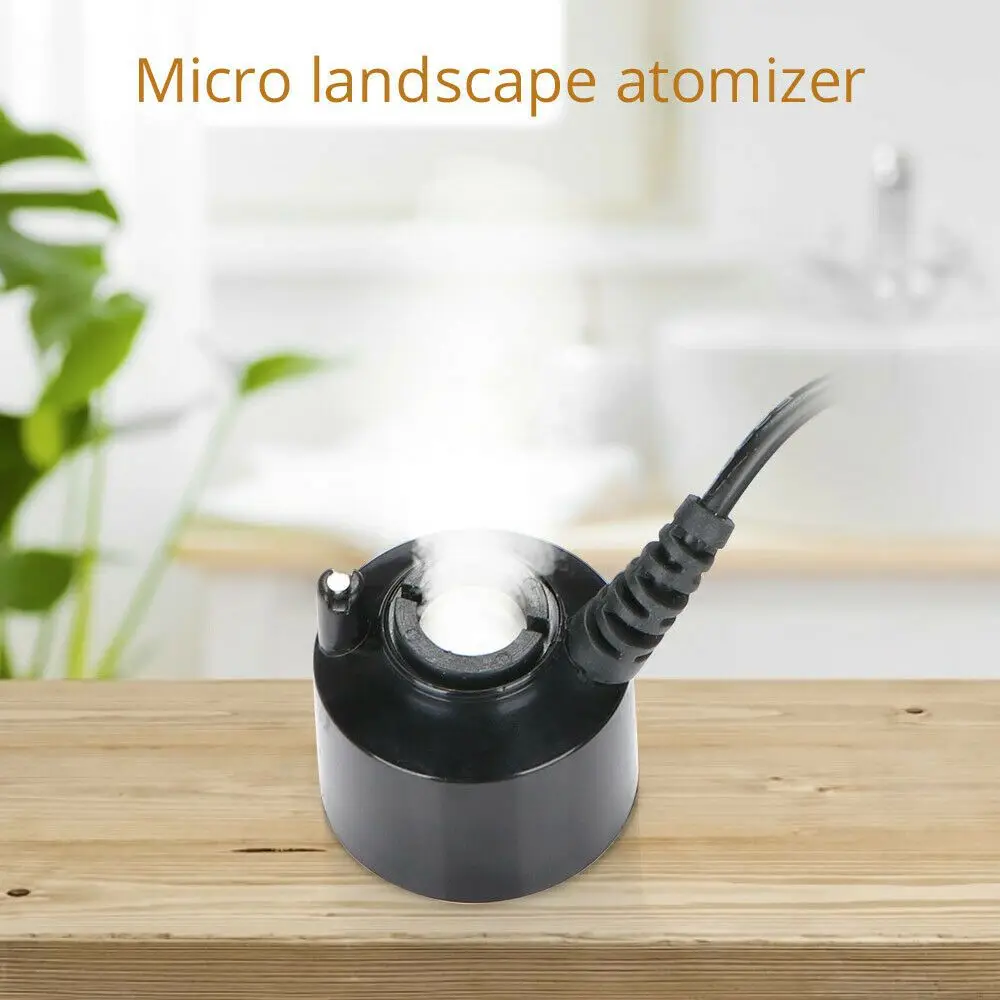 24V Garden Outdoor Water Fountain Pond Heavy Fog Mist Maker Fogger Device Sprayer Tool Atomizer Air Humidifier