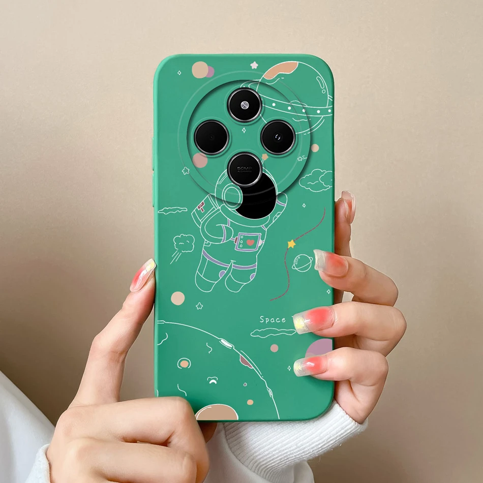 Leisure Flowers Soft Silicone Phone Case with Enhanced Lens Protection