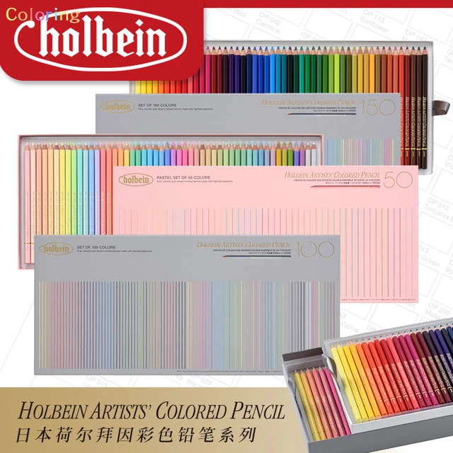 Holbein Artists Pastel Tone | 50 Colored Pencils Set OP936