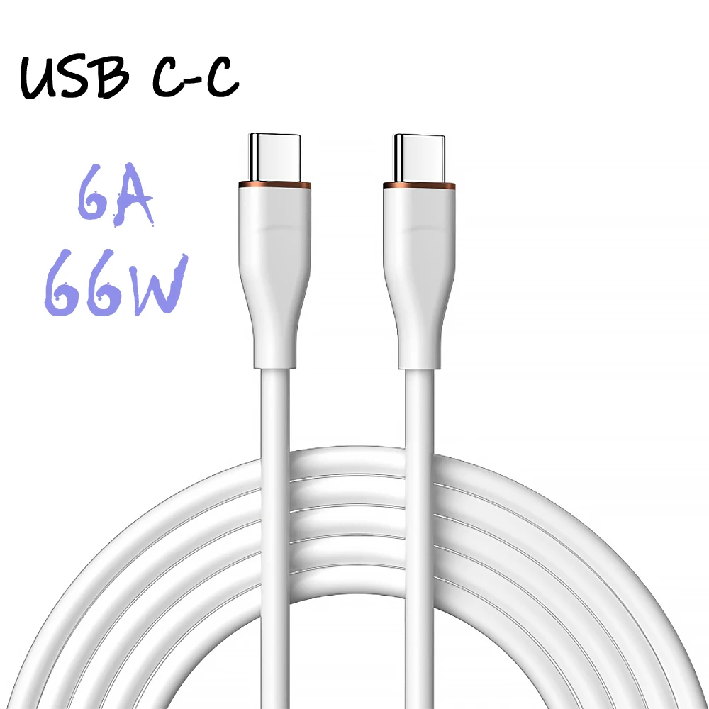 ตัวเลือกสินค้า สายชาร์จ USB-C 66W ชาร์จเร็ว ปลอดภัย สำหรับ iPhone Huawei Xiaomi