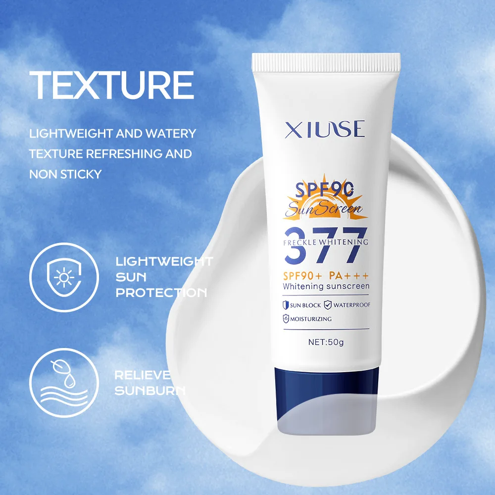 Whitening Sunscreen SPF90 + PA ++ Moisturizing Refreshing Non-sticky Facial Skin Care Sun Cream Spf 50