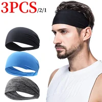Sports Headbands For Men Woman Gym Yoga Sweat Hair Bands Soft Elastic Hairbands Stretch Outdoor Sport Sweatbands