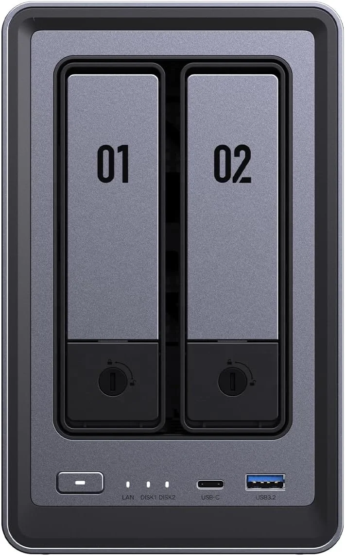 【新品】UGREEN NASync DXP2800 2ベイデスクトップキット Amazon.com: UGREEN NASync DXP2800 2-Bay Desktop NAS, Intel