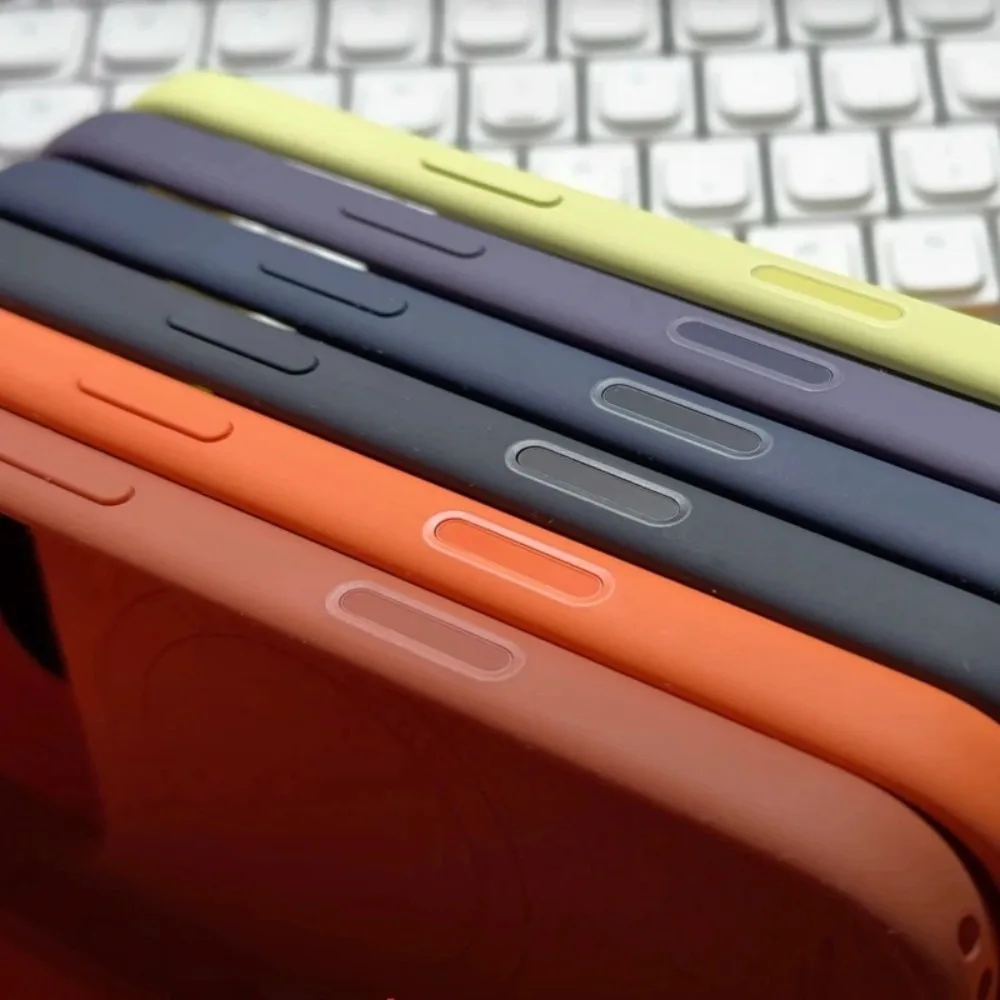 Premium Liquid Silicone Case with Magsafe Compatibility and Drop Protection