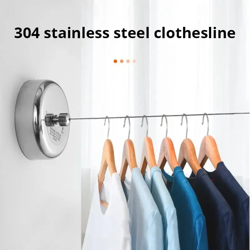 Wall-mounted Clothes Drying Line 2.8m Adjustable Strength Nylon Durable Non-slip Drying Rack Rope clothes drying rack,clothing drying rope,clothes drying line
