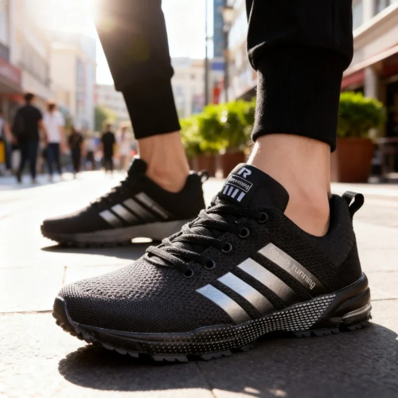 2026 Hot Sale Men's Running Shoes Keep Running Breathable Mesh Sneakers Lightweight Outdoor Gym Jogging Trainers Comfort Shoes 2