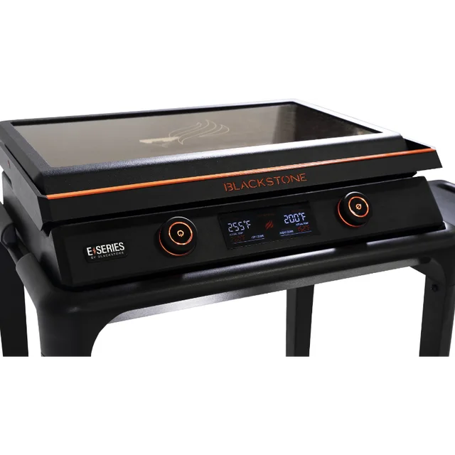 Blackstone 22-Inch Electric Griddle - 1200W Non Stick Ceramic Titanium  Coated Stainless Steel Tabletop Griddle with EZ-Touch Control Dial, LCD