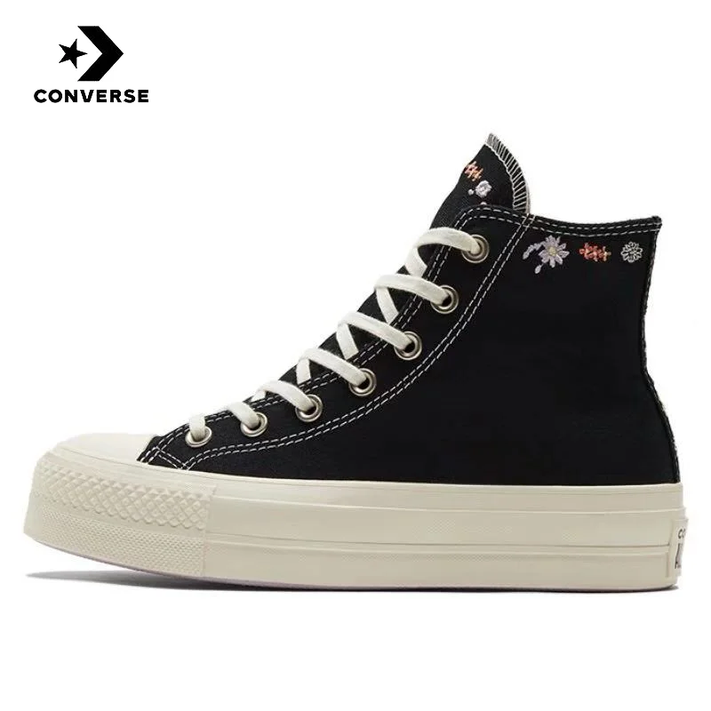 thumbnail image 1 of Converse Chuck Taylor All Star Zapatillas de lona de corte alto antideslizantes y resistentes al desgaste para hombres y mujeres, 1 of 4