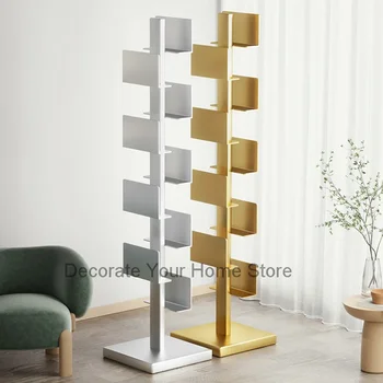 코너 보관 책장 CD 랙 탄창 랙 벽 책장 디스플레이 정리함 사다리 가구 거실