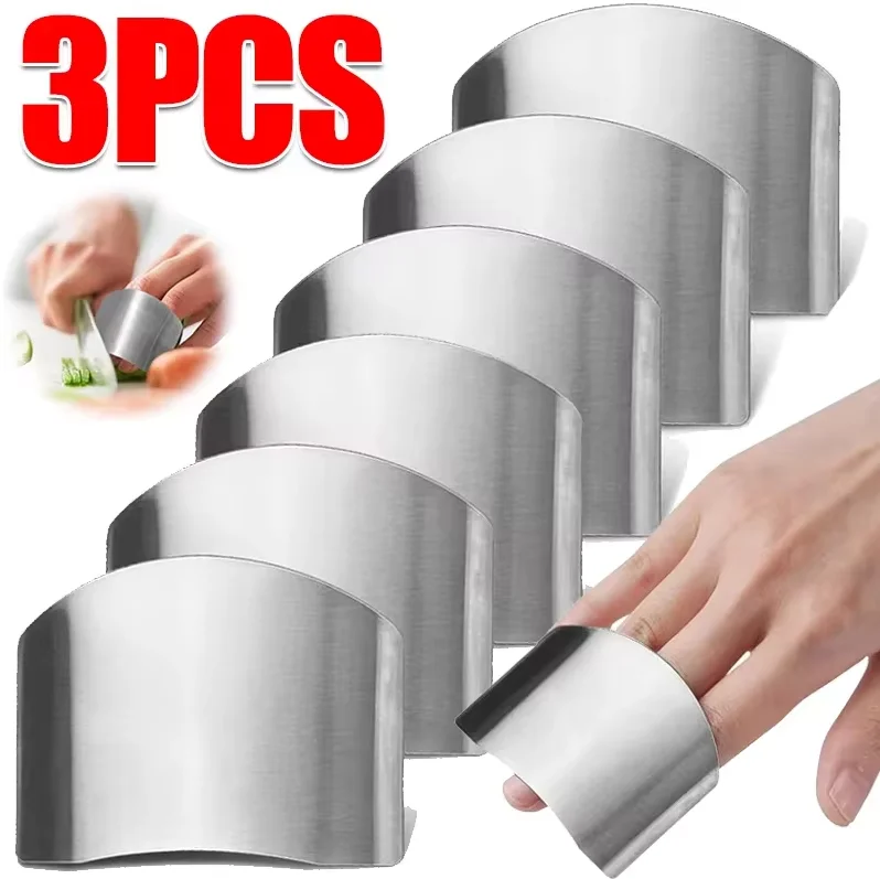 Kitchen Tool Accessories Stainless Steel Finger Guard Safety Vegetable Cutter Hand Guard Tool Kitchen Cut Finger Protector vegetable cutter finger protector finger guard