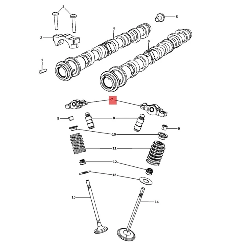 

NEW-Car Rocker Arms Valve Lifters Gaskets Kits 5184296AH For Chrysler Dodge Jeep Ram Pentastar 3.6L 2011-2016 5184332AA