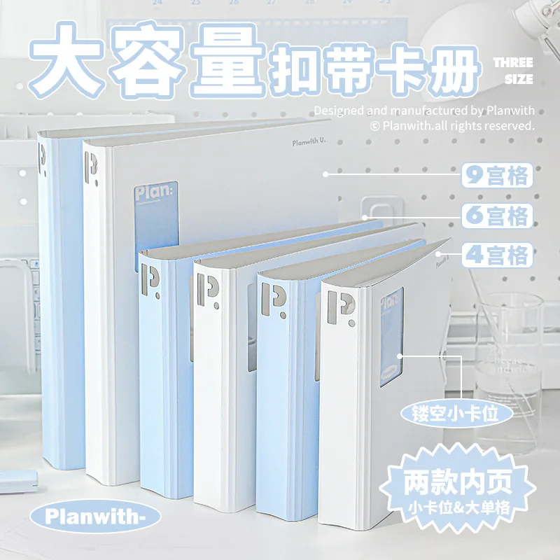 MINKYS Kawaii 4/6/9 Space 3 inch Kpop Photo Card Binder Large Capacity Idol Photocard Album Photocards Binder Collect Book 3