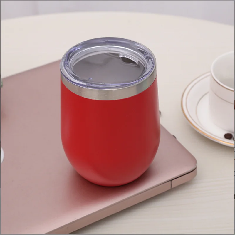 Description Picture 3 of itemNew Coffee Ice Beer Cafe Bottle Wine Mugs Beer Insulated Thermos Vacuum Coffee 12oz Travel Tumbler Egg Cup Custom Logo