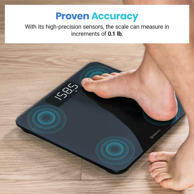 Etekcity Scale for Body Weight, Digital Bathroom Scales for People, Most  Accurate to 0.05lb, Bright LED Display & Large 400 lbs - AliExpress