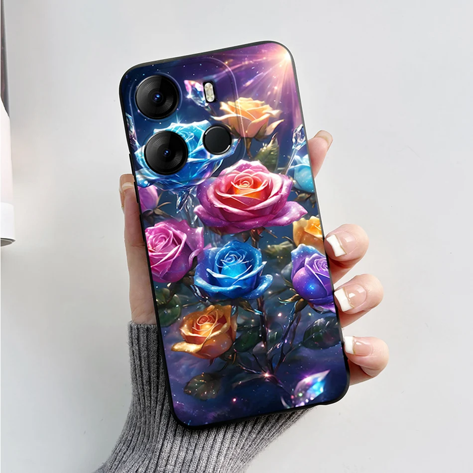Luxury Marble Soft Silicone Phone Case - Tecno Pop 7 Series