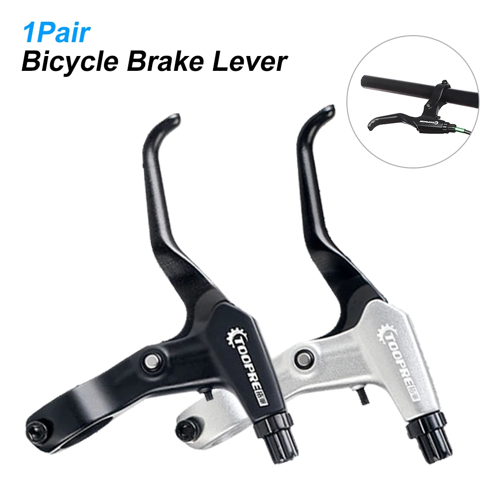 1PairBicycleBrakeLeverUltralightAluminumAlloyBikeBrakeHandle2
