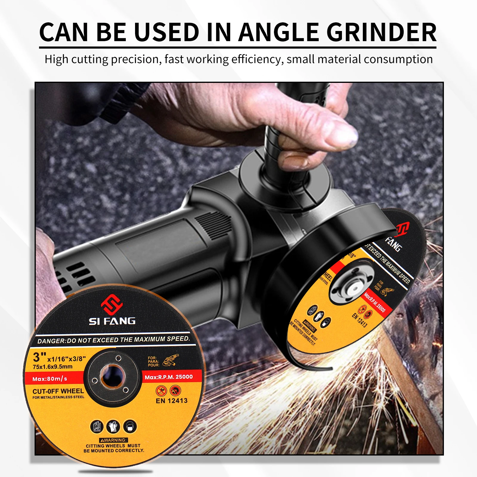 30PCS Metal Cutting Disc 75mm Resin Grinding Wheel Disc for Stainless Steel Iron Angle Grinder Cutting Circular Saw cutting disc grinding disc abrasive wheel grinding wheel cutting blade saw blade