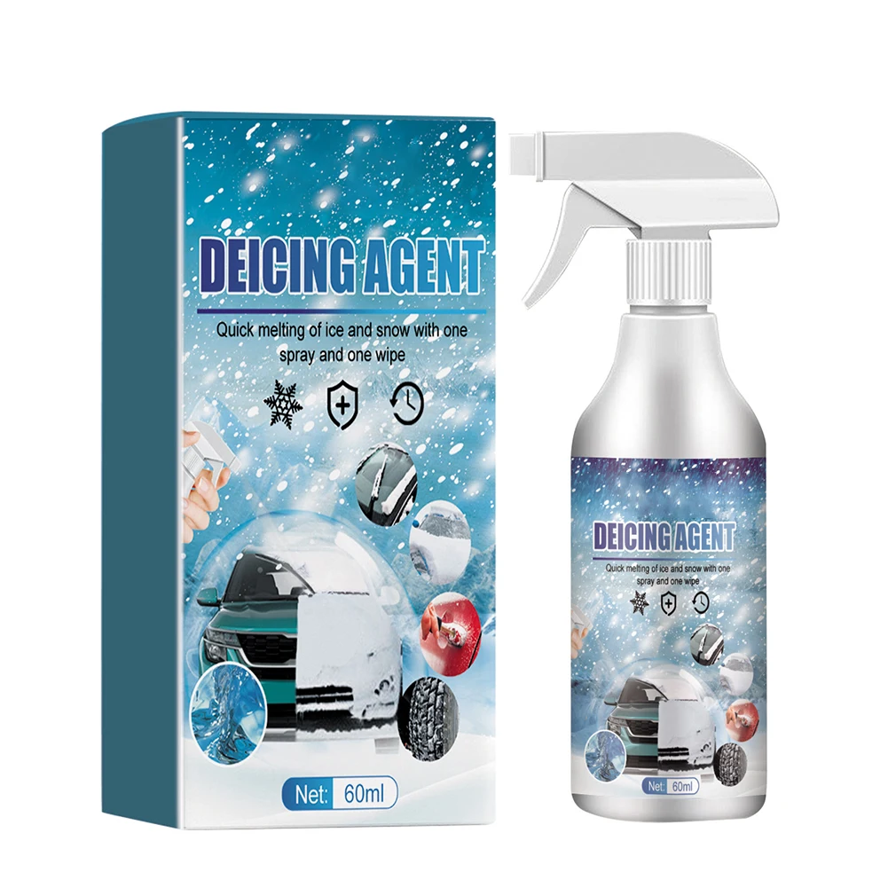

Winter Necessity Car Snow Melting Spray Multi Surfaces Melt Cleaner Defrosting Agent Powerful Effect Safe Driving