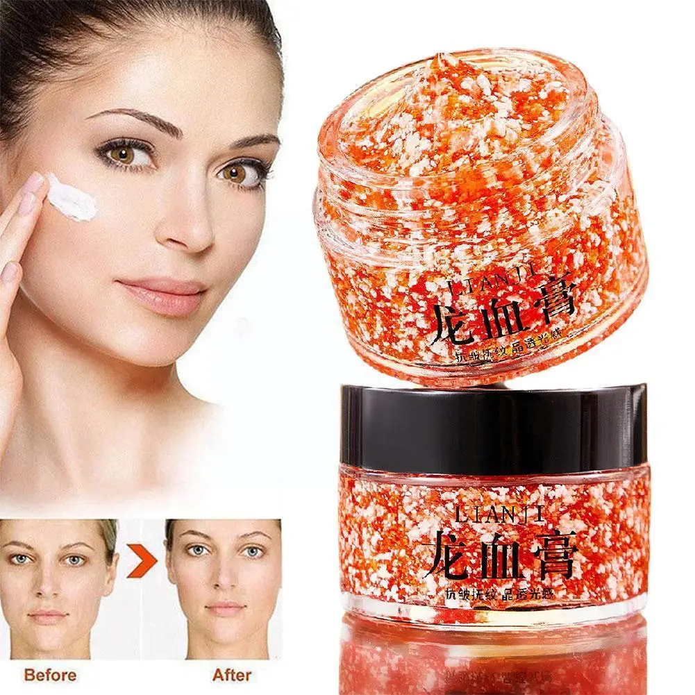 

Dragon Blood Cream Brighten Complexion Removal Shrink Pore Skin Facial Whitening Oil Cream Moisturizing Control Care U3A7