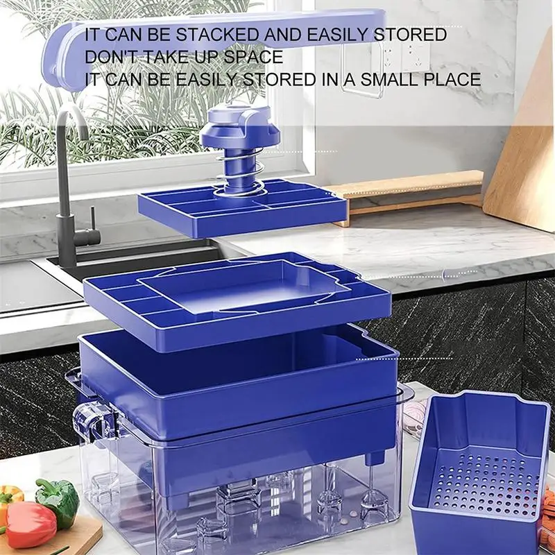 Household Tofu Press Reusable VeganFood Squeezer Manual Tofu Press Making Mold Drainer Water Removing Tools Kitchen Accessories