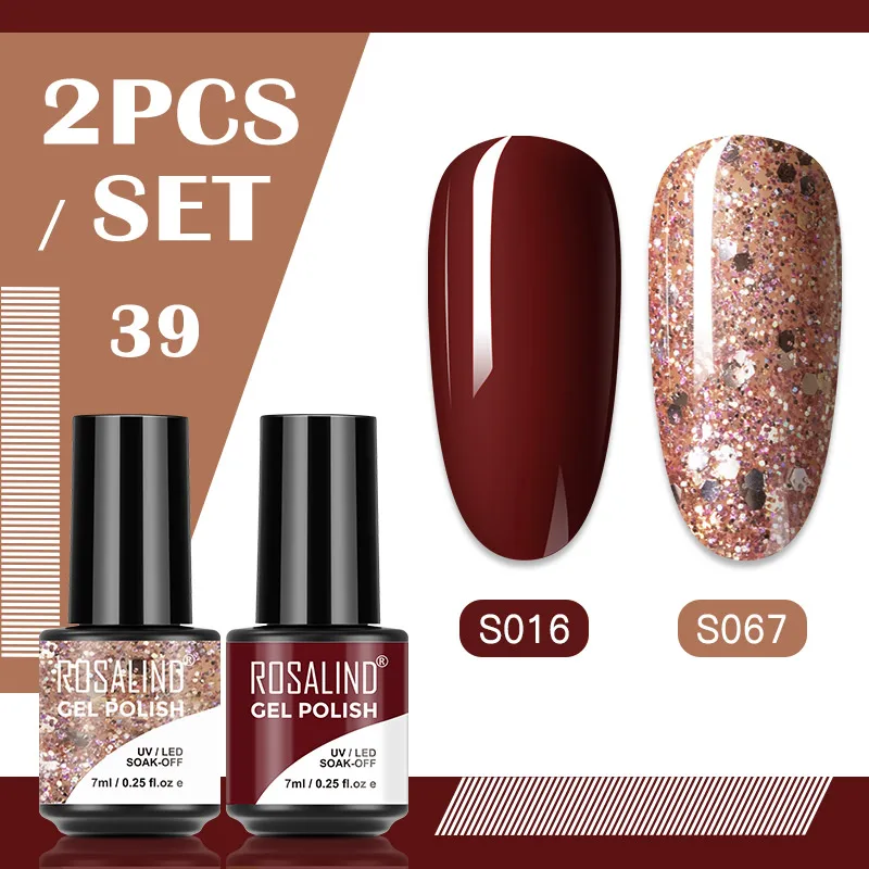 Nail Polish 2PCS Nail Gel Polish Set