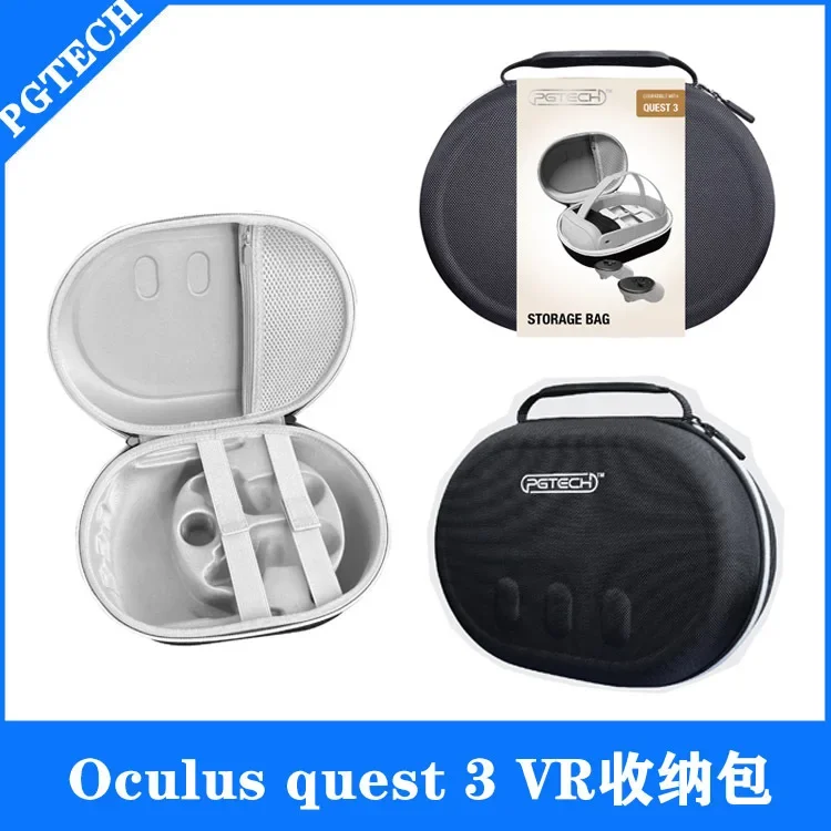 VR Carrying Case For Oculus Quest 3 Portable Storage Bag Handlebar Suitcase For Meta Quest 3 Travel Box VR Parts