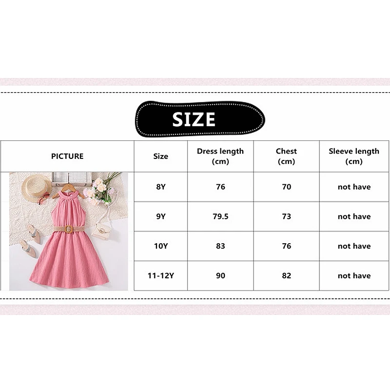 XUANMU enfants filles robes pour adolescents avec ceinture licou épaules nues filles robes de fête vêtements de vacances pour les filles X013A_voghion.com