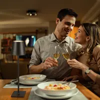 LED Desk Lamp Bar Restaurant Ambiance Wireless Table Lamps Study Office Light Waterproof Touch Lamp with USB Charging 2